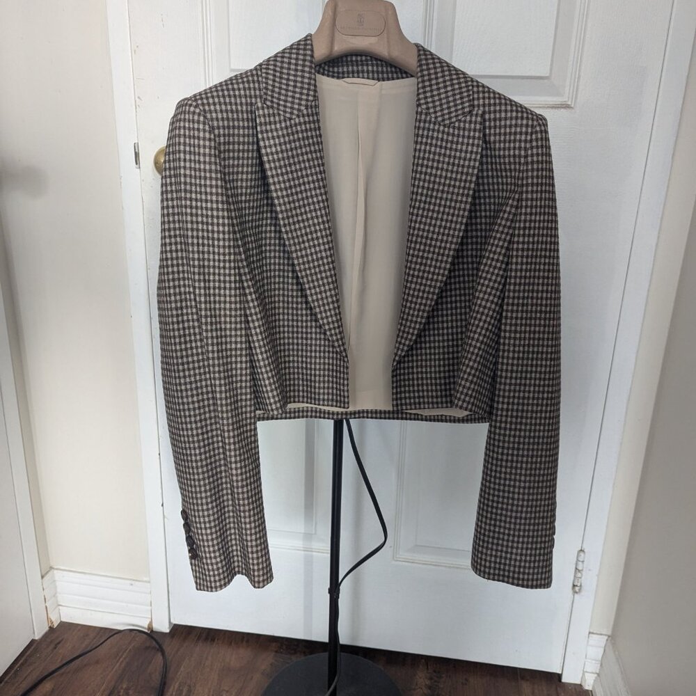 Brunello Cuccinelli cropped blazer size 42